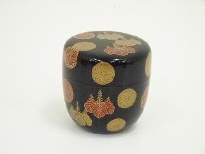 茶道具　塗師　松永松寛作　花草蒔絵　炉縁　共箱　V　8521A 塗師 松永松寛造 高台寺蒔絵大棗（松尾流 松尾実知書付）（共箱） | 宗